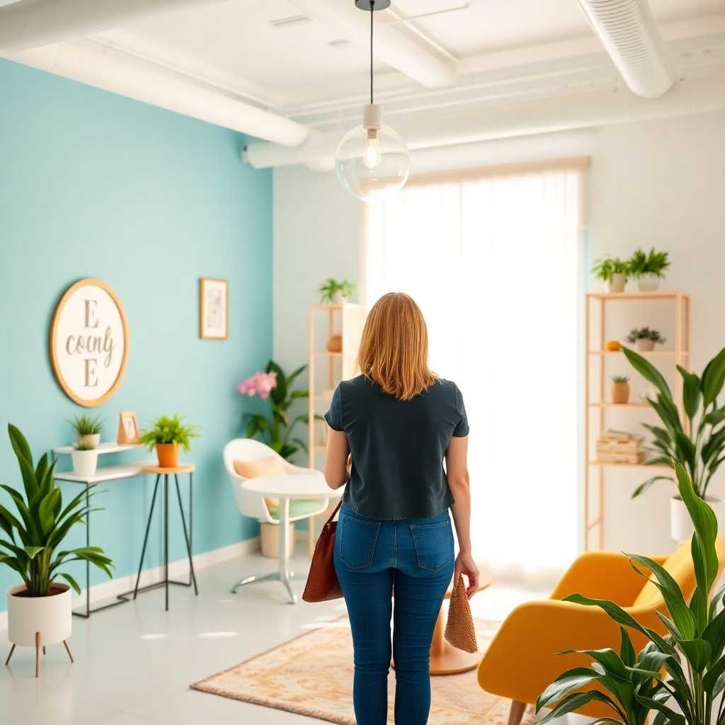 Sarah’s bright, welcoming design consultation studio