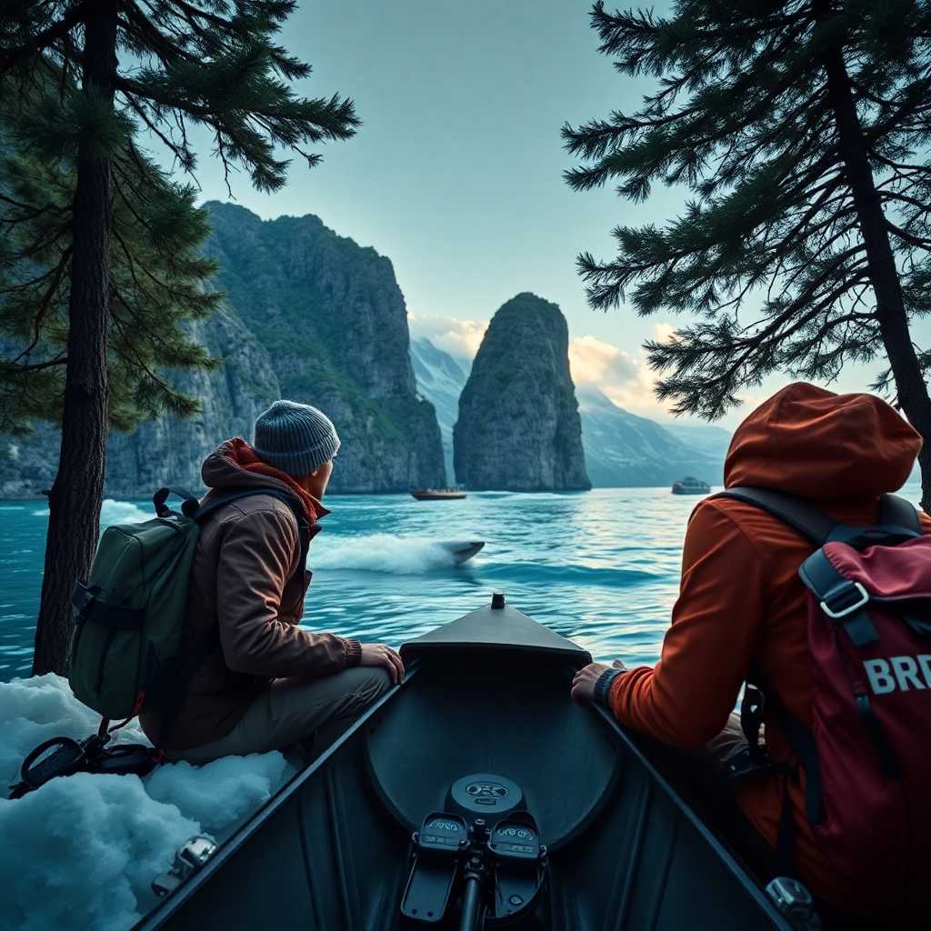 Calm adventure outfitter responding to messages via desktop